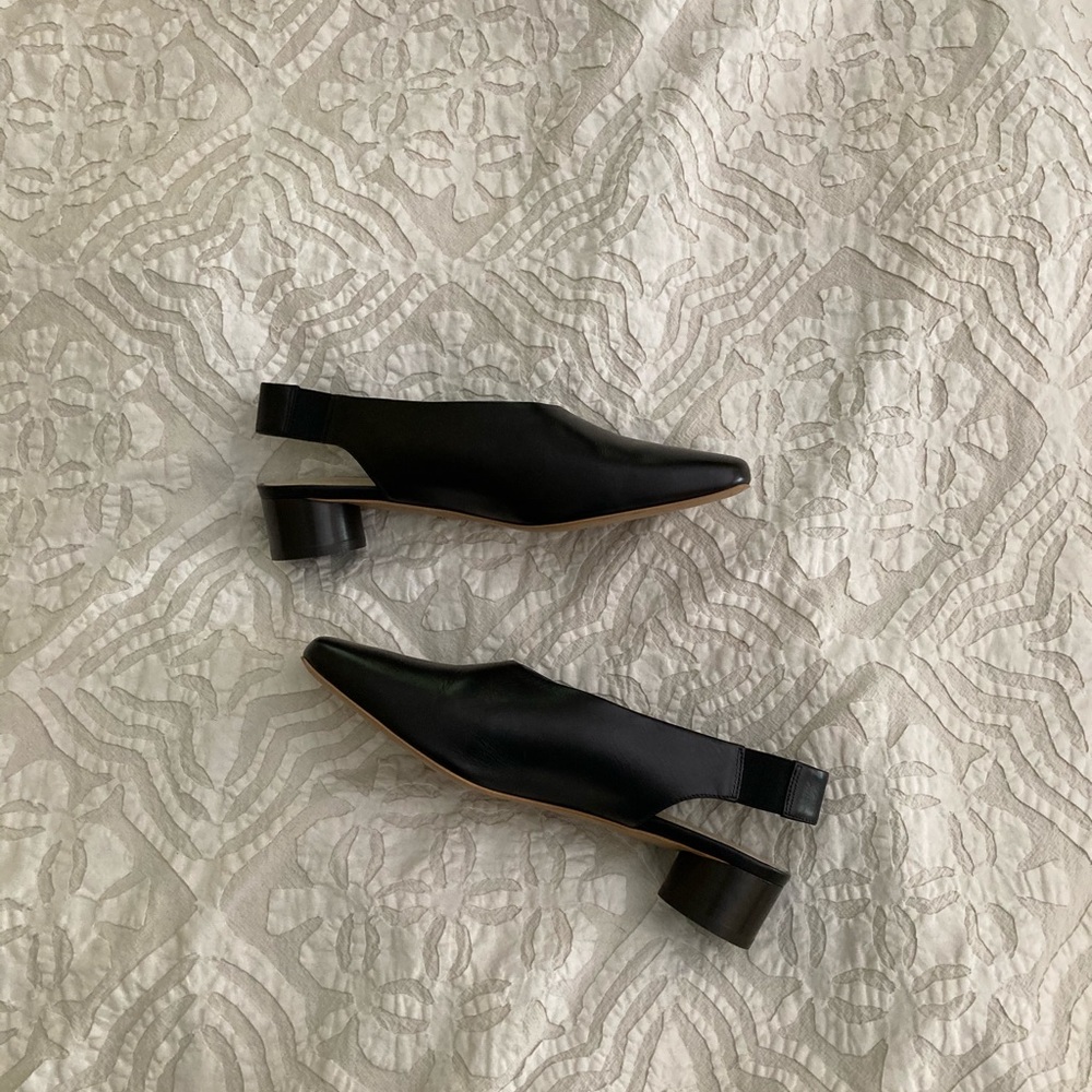 Everlane The Square Toe Slingback Size 7
